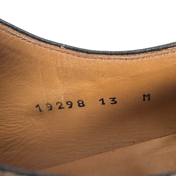 Magnanni Cornado Oxford Shoes Men’s 13 M Brown Leather Lace-Up Square Toe Formal - Picture 7 of 10